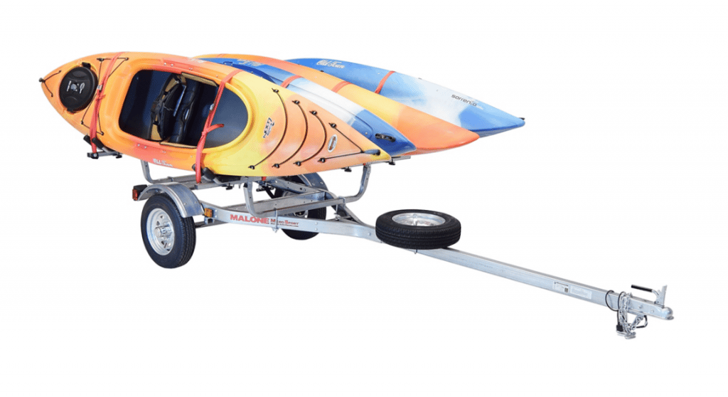trailer hitch kayak rack