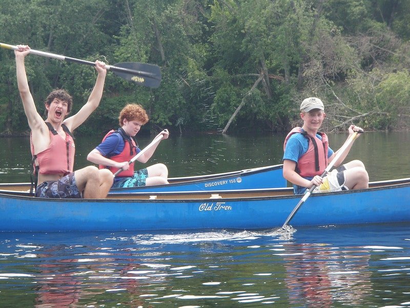 Kid Canoeing Fun 